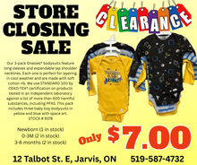 Load image into Gallery viewer, CLEARANCE!! STORE CLOSING! 3-Pack Gerber Baby Boys Space Long Sleeve Onesies® Bodysuits