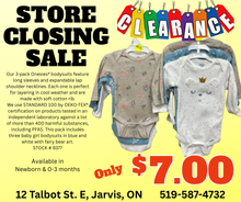 Load image into Gallery viewer, STORE CLOSING CLEARANCE SALE! 3-Pack Baby Girls Fairy Long Sleeve Onesies® Bodysuits