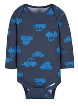 Load image into Gallery viewer, CLEARANCE! STORE CLOSING! 3-Pack Baby Boys Cars Long Sleeve Onesies® Bodysuits