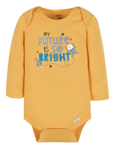 Load image into Gallery viewer, CLEARANCE!! STORE CLOSING! 3-Pack Gerber Baby Boys Space Long Sleeve Onesies® Bodysuits