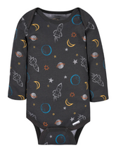 Load image into Gallery viewer, CLEARANCE!! STORE CLOSING! 3-Pack Gerber Baby Boys Space Long Sleeve Onesies® Bodysuits