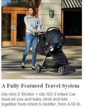 Load image into Gallery viewer, Baby Jogger® city mini® 2 Travel System/  city mini 2 and City Go Car Seat