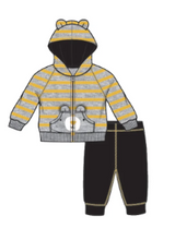 Load image into Gallery viewer, CLEARANCE SALE! HALF PRICE!! 2-Piece Baby/Toddler Bear Hoodie & Joggers