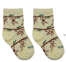 Load image into Gallery viewer, SOCKS- Monkey Socks - Kids - 4-7 COOLSOCKS