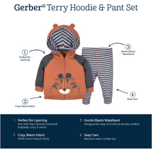Load image into Gallery viewer, STORE CLOSING! Gerber 2-Piece Baby/Toddler Tiger Hoodie & Joggers Set