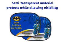Load image into Gallery viewer, KidsEmbrace DC Comics Baby Batman On Board Window Shade