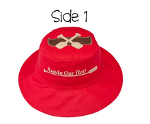 Load image into Gallery viewer, Reversible Kids & Toddler Sun Hat – Canoe & Beaver