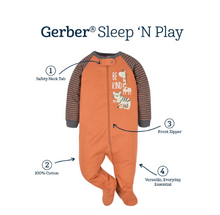 Load image into Gallery viewer, CLEARANCE!! STORE CLOSING!! Baby Boys Tiger - Sleep 'N Play