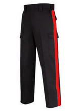 Load image into Gallery viewer, Men's Swat Cargo Pants with Reflective Piping (Blue, Maroon or Silver)
