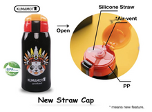 Load image into Gallery viewer, KUMAMOT 3-Kids Double-Wall Stainless Steel Water Bottle for Kids, 20 oz,