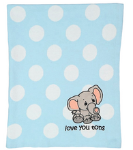 Load image into Gallery viewer, Receiving Blankets Precious Moments "Love You Tons"