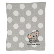 Load image into Gallery viewer, Receiving Blankets Precious Moments "Love You Tons"