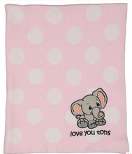 Load image into Gallery viewer, Receiving Blankets Precious Moments "Love You Tons"