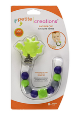 Load image into Gallery viewer, Fashionable Soft Silicone Dinosaur Pacifier Holder & Silicone Butterfly Pacifier Holder