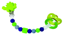 Load image into Gallery viewer, Fashionable Soft Silicone Dinosaur Pacifier Holder & Silicone Butterfly Pacifier Holder