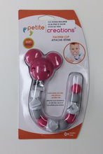 Load image into Gallery viewer, Fashionable Soft Silicone Dinosaur Pacifier Holder & Silicone Butterfly Pacifier Holder