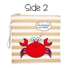 Load image into Gallery viewer, Flap Jack Kids 2-Sided Wet Bag - Lion | Monkey