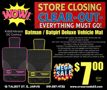 Load image into Gallery viewer, KidsEmbrace DC Comics Batgirl / Batman Deluxe Vehicle Mat
