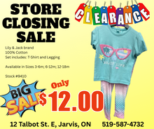 Load image into Gallery viewer, CLEARANCE! STORE CLOSING! Infant/Toddler T-Shirt &amp; Leggings - Beach Life

