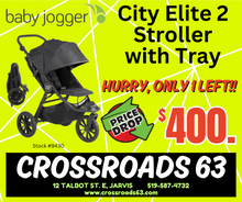 Load image into Gallery viewer, Baby Jogger City Elite 2 Stroller with tray
