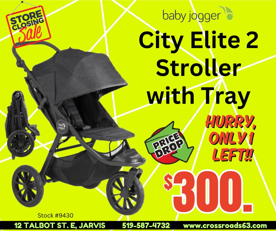 baby jogger city elite Baby Jogger City Elite 2 Stroller with tray