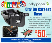 Load image into Gallery viewer, WOW!! STORE CLOSING SALE!! City GO Car Seat Base
