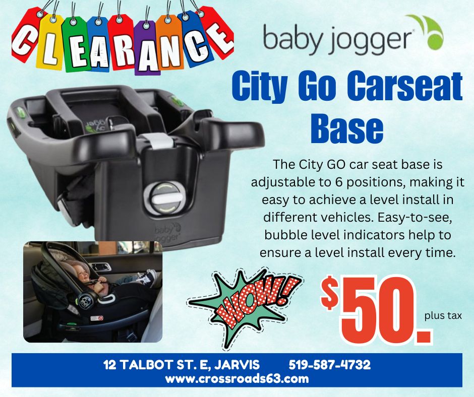 WOW!! STORE CLOSING SALE!! City GO Car Seat Base