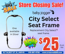 Load image into Gallery viewer, City Select Seat Frame - STORE CLOSING SALE!
