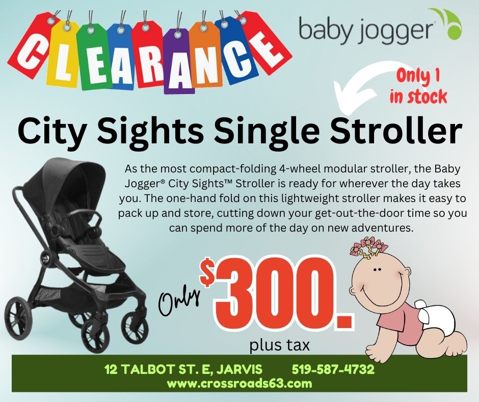 CLEARANCE!! Baby Jogger city sights™ Single Stroller