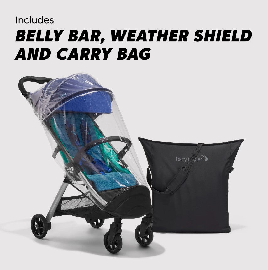 Baby Jogger city tour 2 with Bonus Belly Bar, Weather Shield and Carry Bag - LIMITED QUANTITY