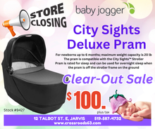 Load image into Gallery viewer, BABY JOGGER CITY SIGHTS DELUXE PRAM
