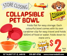 Load image into Gallery viewer, Collapsible Pet Bowls
