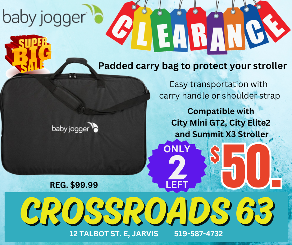 baby jogger carry bag BABY JOGGER SINGLE STROLLER CARRY BAG – Crossroads 63