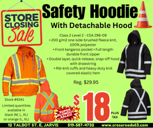 Load image into Gallery viewer, STORE CLOSING!!!!! BIG SAVINGS!! Safety Hoodie With Detachable Hood
