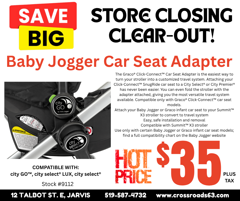 Car Seat Adapter (City Select, City Select Lux) for Baby Jogger City GO / Graco