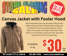 Load image into Gallery viewer, Canvas Jacket with Fooler Hoodie
