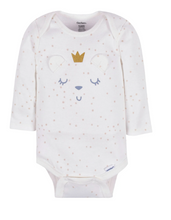 Load image into Gallery viewer, 3-Pack Baby Girls Fairy Long Sleeve Onesies® Bodysuits

