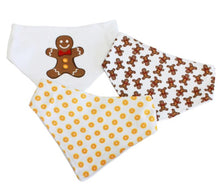 Load image into Gallery viewer, 3-Pack Baby Bandana Bibs - Assorted
