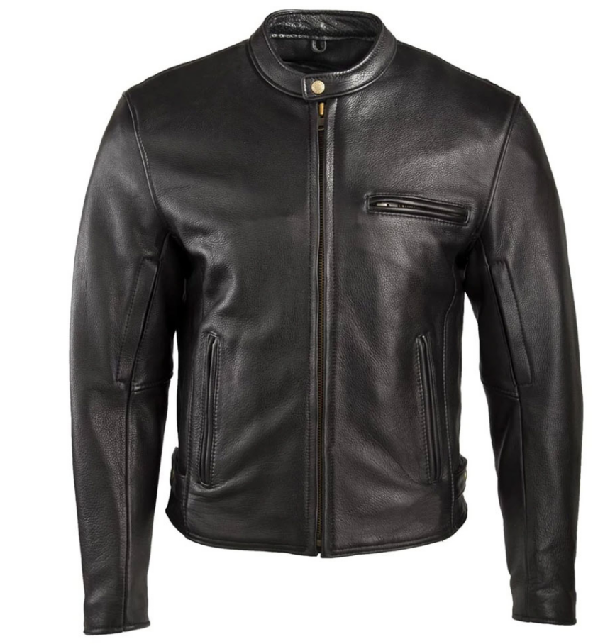 JACKET LEATHER BLACK by Ride Focused