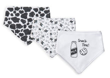Load image into Gallery viewer, 3-Pack Baby Bandana Bibs - Assorted

