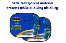 Load image into Gallery viewer, KidsEmbrace DC Comics Baby Batman On Board Window Shade
