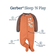 Load image into Gallery viewer, Baby Boys Tiger - Sleep &#39;N Play
