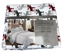 Load image into Gallery viewer, Bamboo Luxury King And Queen 4 Pc Sheet Sets - Assorted Patterns
