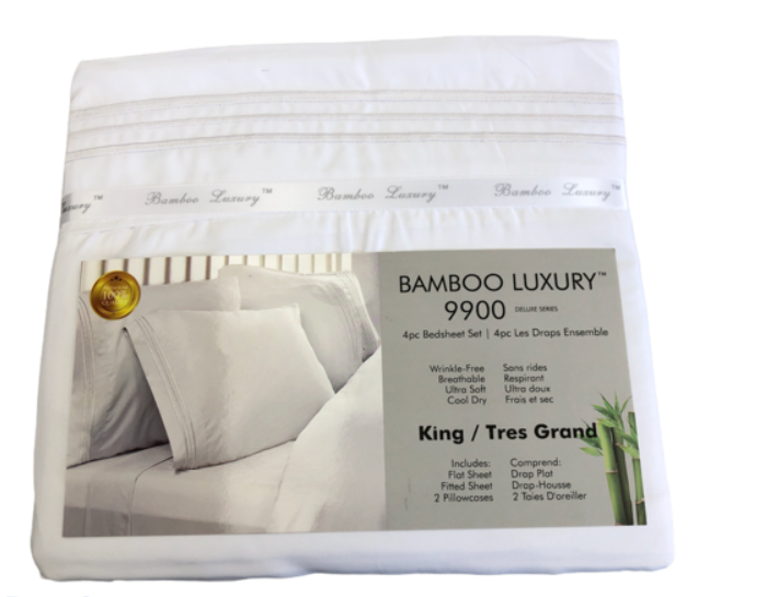 Bamboo Luxury King And Queen 4 Pc Sheet Sets